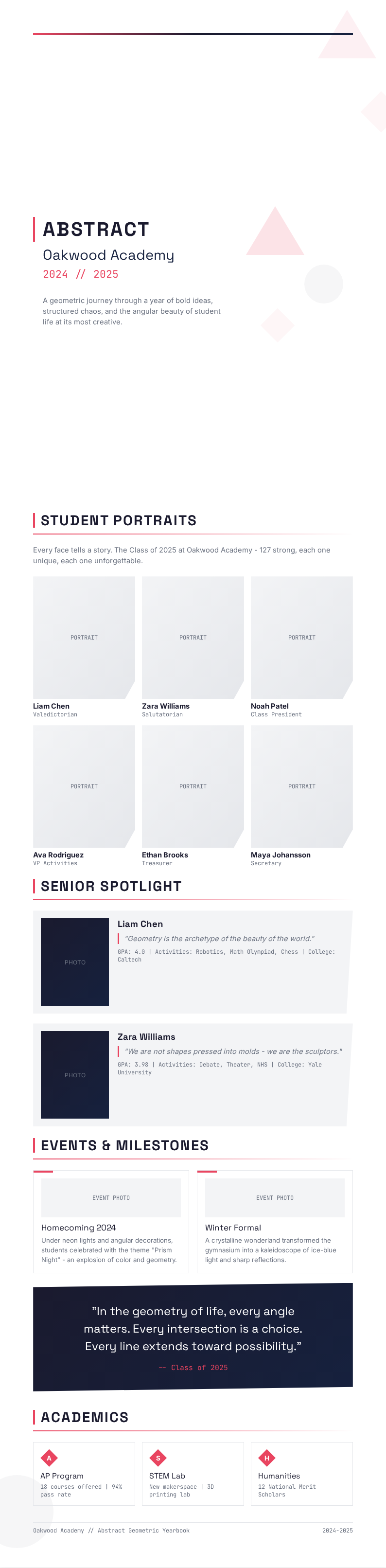 Abstract Geometric Yearbook